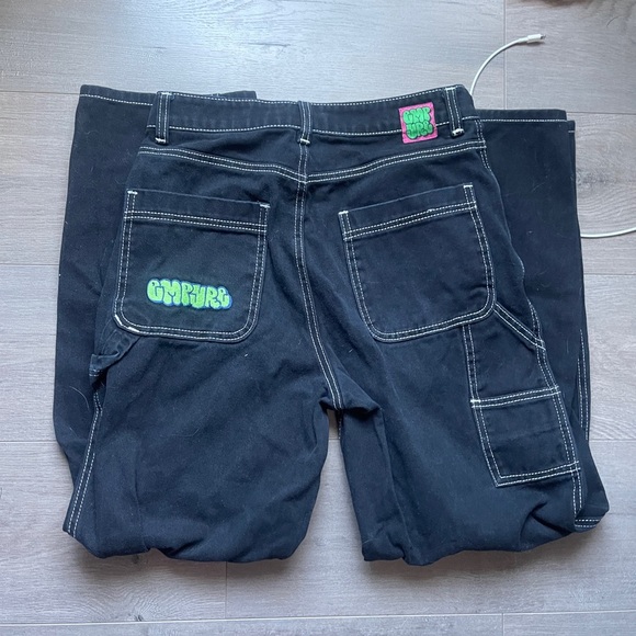 Empyre Black Cargo Pants Size 6 - Picture 5 of 5